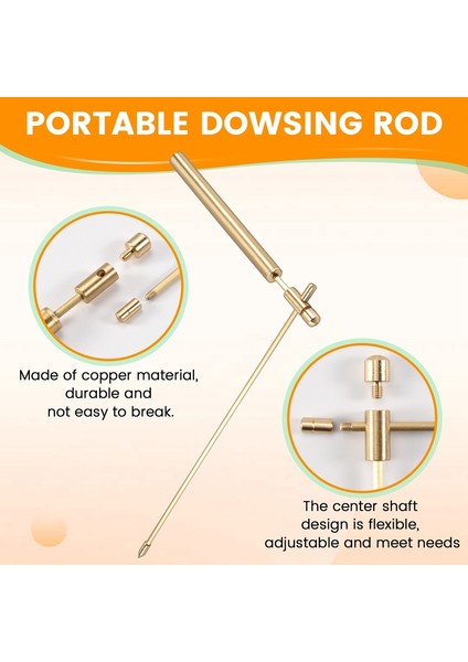 1paır Bakır Dragon Dowsing Rod Açık Mekan Enerji Su Cadısı Ayarlanabilir Dedektör Profesyonel Çıkarılabilir Araç (Yurt Dışından) indirimleri