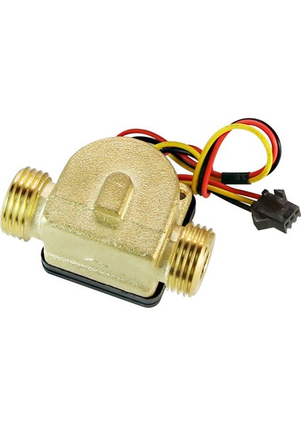 1/2in Su Akış Sensörü Pirinç 1.75MPA Salon Sensörü Türbin Darbesi Akış Primi DC5-18V Su Isıtıcı Harici Diş Için Kullanılır (Yurt Dışından)