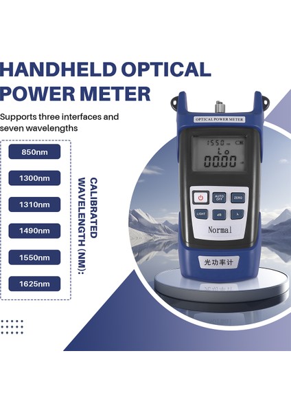 Fc/sc Adaptörü ile El Tipi Optik Güç Ölçer Yüksek Hassas Optik Fiber Test Cihazı Optik Zayıflatma Testi (Yurt Dışından) indirimleri