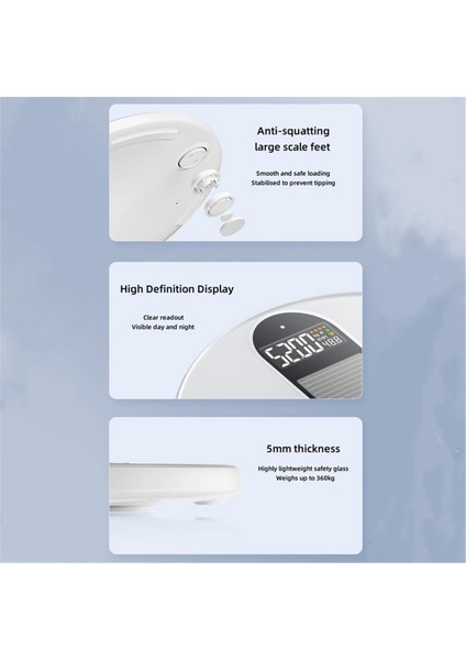 Ultra Hassas Dijital Banyo Akıllı Ölçekli Bluetooth, Ev Sağlığı, Fitness ve Ağırlık Için Doğru Ölçüm (Yurt Dışından) modelleri