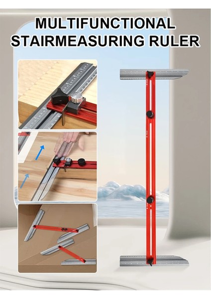 Merdiven Sırt Şablonu Aleti Profesyonel Raf Scribe Alet Merdiven Ölçüm Aracı Jig Yükselticiler Için Duvar Bölmeleri (Yurt Dışından) indirimleri