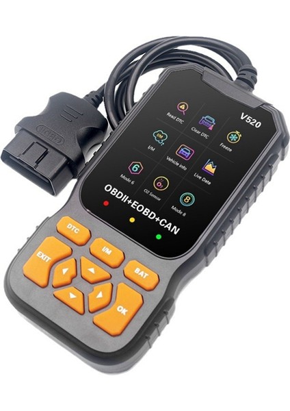 V520 Obd2 Tarayıcı Profesyonel Oto Motor Sistemi Otomotiv Dtc Arama Kodu Okuyucu Araba Teşhis Aracı (Yurt Dışından)