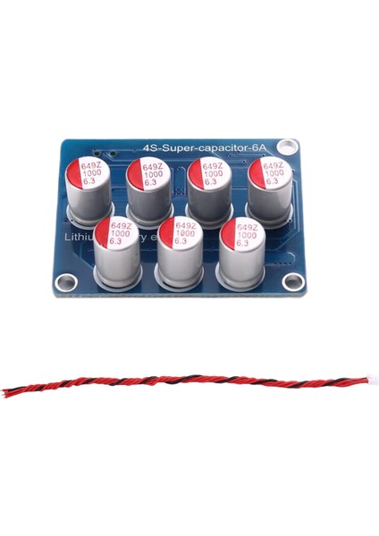 4s 6A Aktif Eksurer Lifepo4 Li-Ion Lityum Pil Dengeleyici Enerji Transfer Dengeleme Kartı 4 Dizeler 12V (Yurt Dışından)