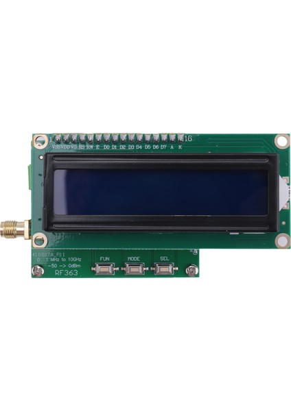 Akıllı Dijital Rf Güç Ölçer 1mhz Ila 10GHZ -55 -0dbm Rf Sinyal Ölçüm Aleti Modülü Set Zayıflatma Değeri (Yurt Dışından) modelleri