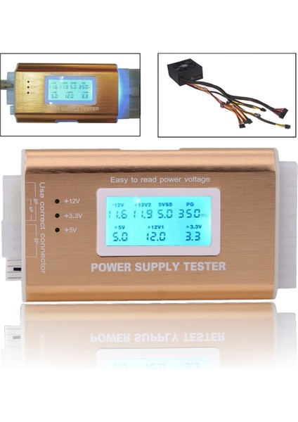 Dijital LCD Pc Güç Kaynağı Test Cihazı 20/24 Pın 4 Atx Btx Itx Sata HDD Aşınma ve Korozyona Dayanıklı (Yurt Dışından) modelleri