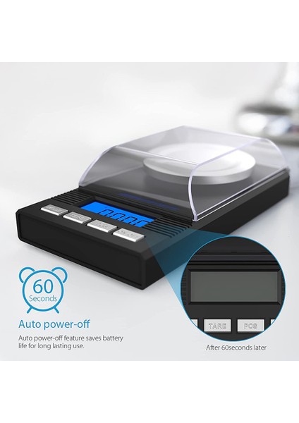 50G/0.001G Miligram Ölçeği, Miligram Hassasiyet Ölçeği, Mg, Cep Ölçeği, LCD Ekranlı Laboratuvar Ölçeği, Harf Ölçeği (Yurt Dışından) fırsatları