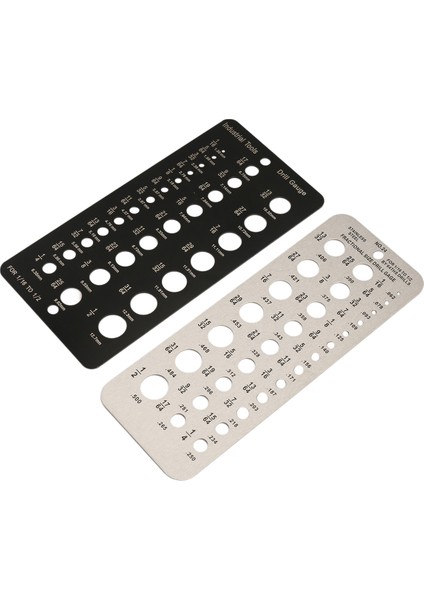 Matkap Ucu Göstergesi Fraksiyonel Matkap Biti Ölçümü, 29 Delikli Metrik Boyutu Matkap Bit Ölçer 1/16 Inç Ila 1/2 Inç Matkap Biti (Yurt Dışından) modelleri