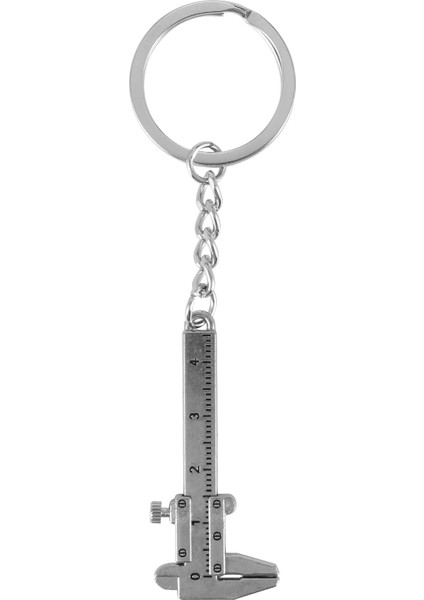 Gümüş Simülasyon Vernier Caliper Model Cetveli Slayt Anahtarı (Yurt Dışından)