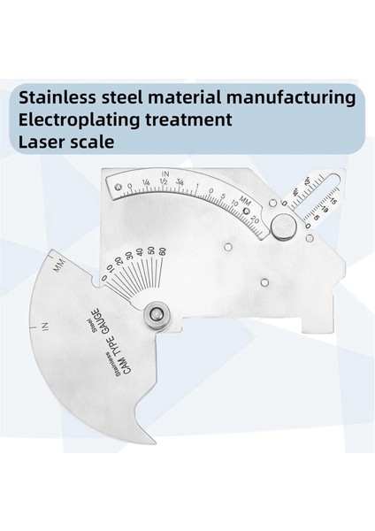 Gösterge Kiti 7 Parça Fileto Kaynak Gösterge Gage Seti, Tek Kaynak Gösterge ve Paslanmaz Çelik Köprü Kam Göstergesi Kitini Içeriyor (Yurt Dışından) fırsatları
