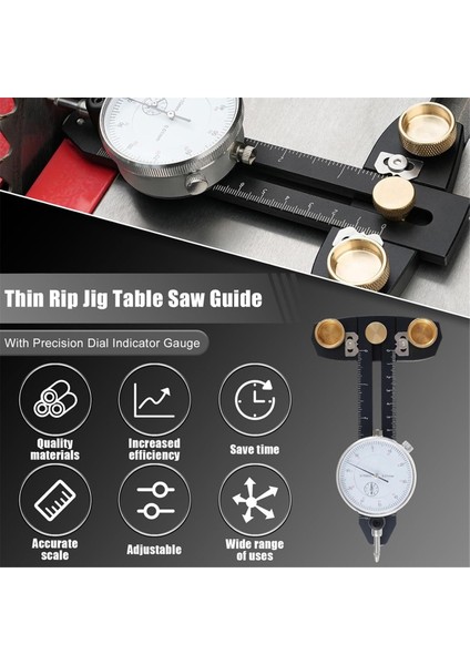 Testere Hizalama Göstergesi, Tablo Testere Kadran Göstergesi 0.01 mm Ayarlanabilir Tablo Tablo Testere Için Testere Hizalama Göstergesi Kalibratör (Yurt Dışından) modelleri