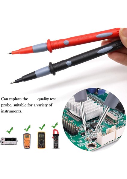 22PCS Multimetre Test Kurşun Kiti, Arka Prob Test Kurşunları, Multimetre Probları, Timsah Klipsli Test Kuafları, Problar (Yurt Dışından) fırsatları