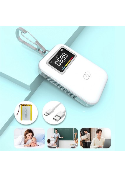 Mini Co2 Dedektörü, Hava Kalitesi Monitörü, Seyahat Evi Iç Mekan Için Kızılötesi Co2 Monitörü, Her Yerde Kullanabilirsiniz (Yurt Dışından) modelleri