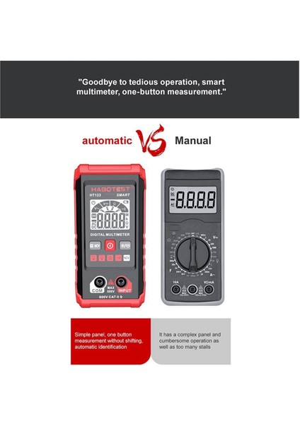 Habotest Akıllı Dijital Multimetre, Otomatik Dijital Multimetre, 4000 Sayım, Otomatik Dijital Multimetre, Dijital Multimetre (Yurt Dışından) modelleri