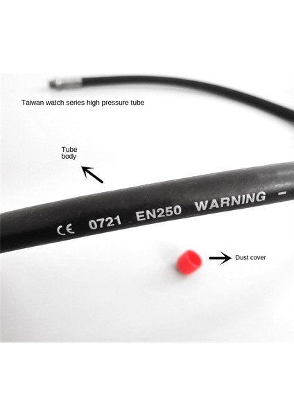 Tüplü Dalış Regülatörü Şnorkel Yüksek Basınçlı Hortum Tüplü Dalış Su Sporları Dalış Regülatörü Değiştirme (Yurt Dışından) fiyatları