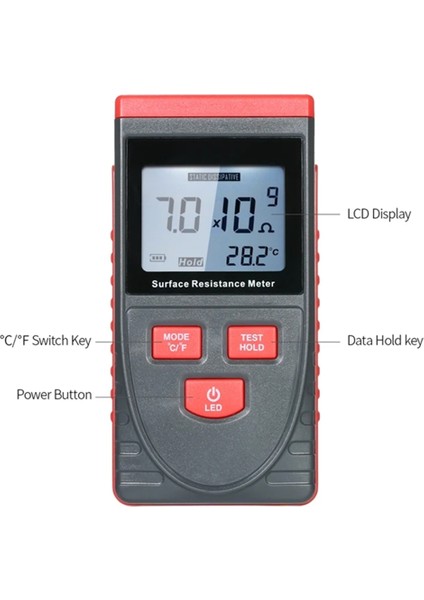 Taşınabilir Yüzey Direnç Ölçer WT311 LED LED Ekran Direnç Testi Yüksek Doğruluk Direnç Ölçüm (Yurt Dışından) indirimleri