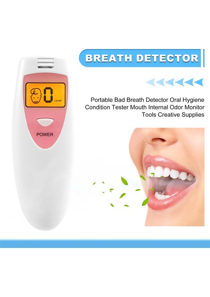 Taşınabilir Kötü Nefes Dedektörü Ağız Hijyeni Durum Test Cihazı Ağız Dahili Koku Monitör Araçları Yaratıcı Malzemeler (Yurt Dışından) fırsatları