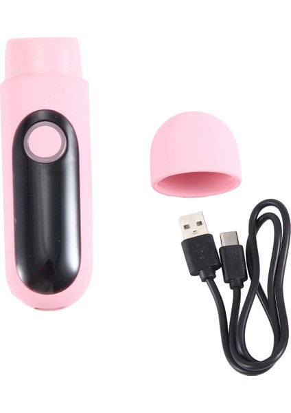 Taşınabilir Temassız Alkol Test Cihazı Breathalyzer LED Ekran Dijital Ekran Nefes Alkol Testi ile Şarj Edilebilir, Pembe (Yurt Dışından)