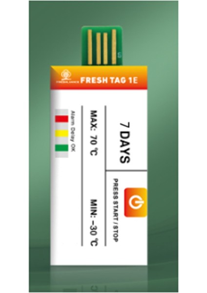 Tek Kullanımlık Sıcaklık Kaydedici Meyve Soğuk Zincir Taşıma Soğutmalı Kamyon USB Veri Kaydedici (Yurt Dışından) fiyatları