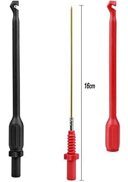 2pcs/set 4mm Tel Piercing Klips 10A Otomotiv Test Kurşun Kiti Otomotiv Tel Delinme Probu Delinme Ponks Ponks Teliback Prob Pimleri (Yurt Dışından) fiyatları