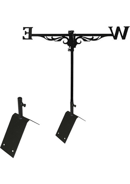 1pcs Ağır Hizmet Tipi Weathervan Çatı Braketi Weathervan Montaj Plakası Hava Istasyonu Çatı Montajı Uygundur (Yurt Dışından) modelleri