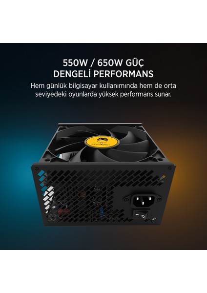 James Donkey Helıx H800 4xrbw Atx 550W Gamıng Kasa