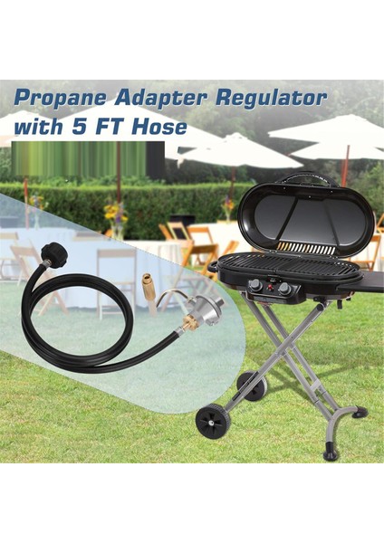 4 Feet Propan Adaptör Hortumu ile Coleman Roadtrip Izgara Için Izgara Regülatörü, Mükemmel Yedek C001, 5010000743 (Yurt Dışından) fırsatları