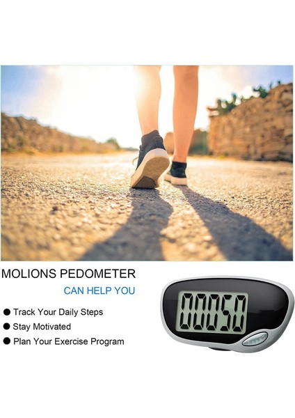 Yürüyüş Için Pedometre, Büyük Ekranlı Doğru Pedometre ve Erkekler Için Kemer Klipsleri Kadınlar ve Yaşlılar (Yurt Dışından) indirimleri