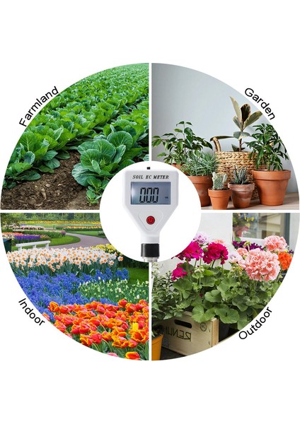 Profesyonel Toprak Ec Metre 0-1999US/CM Yüksek Hassasiyetli Metal Prob Atc Iletkenlik Test Cihazı Dedektörü Çiçek Tarım Arazileri (Yurt Dışından) modelleri