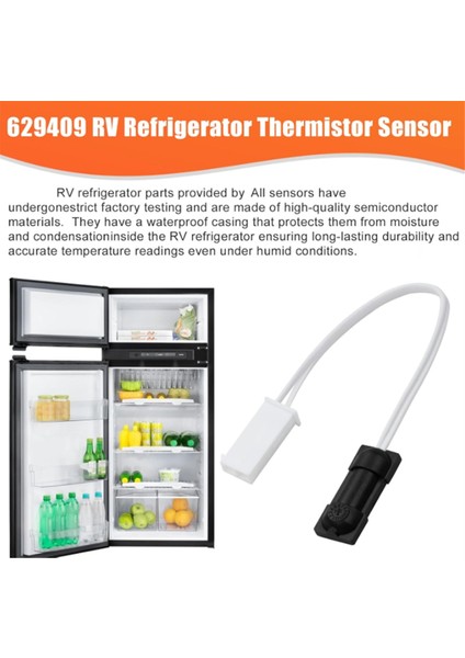629409 Norcold N611, N621, N641, N811, N821, N841, 2118 Serisi Için Rv Buzdolabı Termistör Sensörü (Yurt Dışından) modelleri