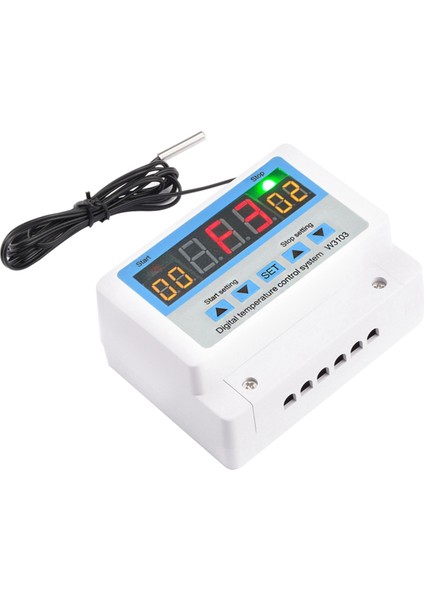 W3103 Ac 220V Max Dijital Termostat 30A Sıcaklık Kontrolör Anahtarı Duvar Asma Dc 12V 24V Termostat (Yurt Dışından)