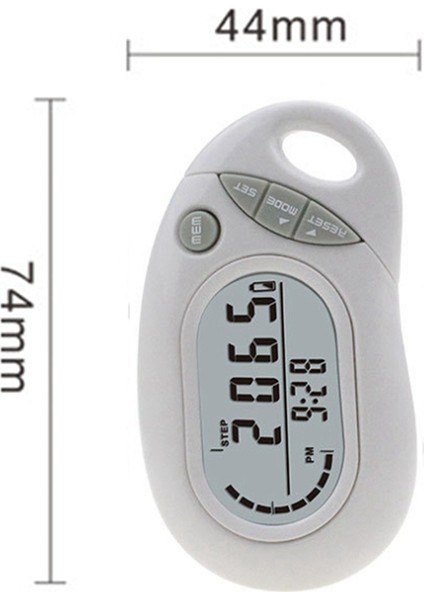 Mini 3D Pedometre Taşınabilir Büyük Ekran Adım Sayaç Tracker Telefon Veya Uygulama Yok Hassas Mini Pedometre (Yurt Dışından) modelleri