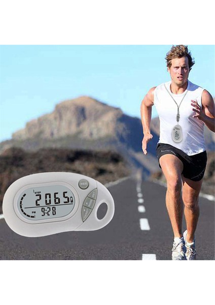 Mini 3D Pedometre Taşınabilir Büyük Ekran Adım Sayaç Tracker Telefon Veya Uygulama Yok Hassas Mini Pedometre (Yurt Dışından) fırsatları