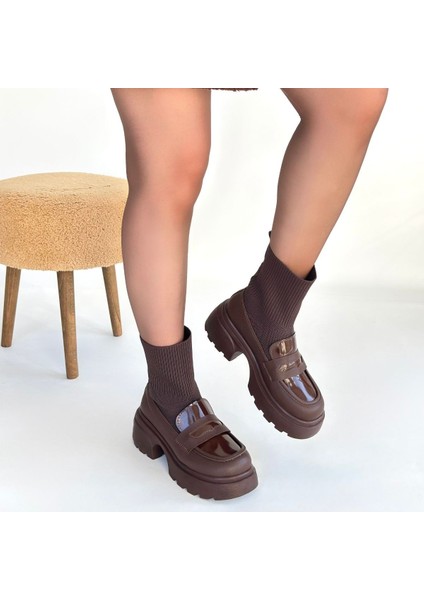 Wanye Kahverengi Cilt Cilt Streçli Bot fırsatları