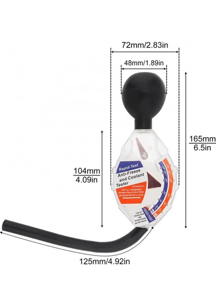 Anti Dondurucu Densitometre Soğutucu Test Cihazı ° C ° F Antifriz Gösteriyor Doğru Kadran Yoğunluk Ölçer Araç Radyatör Soğutucu Aracı (Yurt Dışından) indirimleri