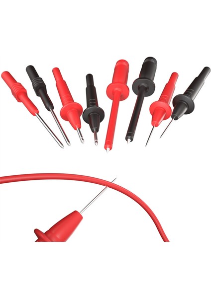 P1925 Multimetre Testi Dijital Elektrik Test Probları ile Kitler Kiti Set Timsah Klipsli Test Kancası Esnek Tel (Yurt Dışından) fırsatları