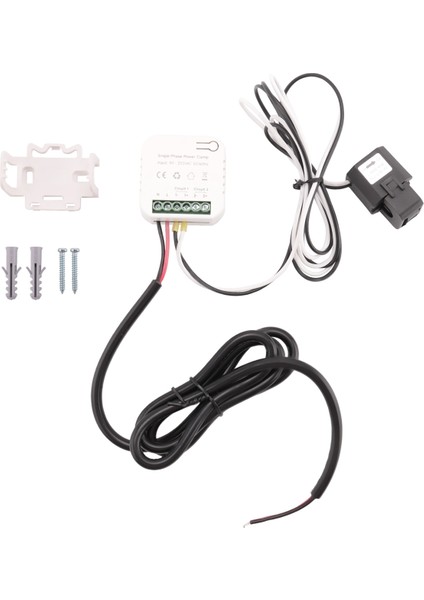 Tuka Akıllı Wifi Enerji Ölçer Mevcut Transformatör Khe Kwh Güç Monitörü ile 80A Elektrik Istatistikleri 90-250V (1ct) (Yurt Dışından) fırsatları