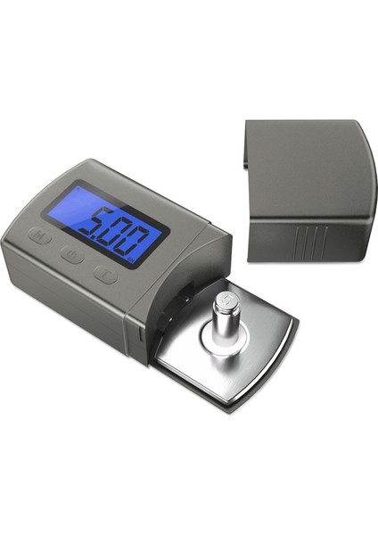 Mini Dijital Turntable Stylus Kuvvet Göstergesi Yüksek Hassasiyet 0.1g/5g LCD Arka Işık Mavi Okuma Kolu Fono Kartuşu (Yurt Dışından)