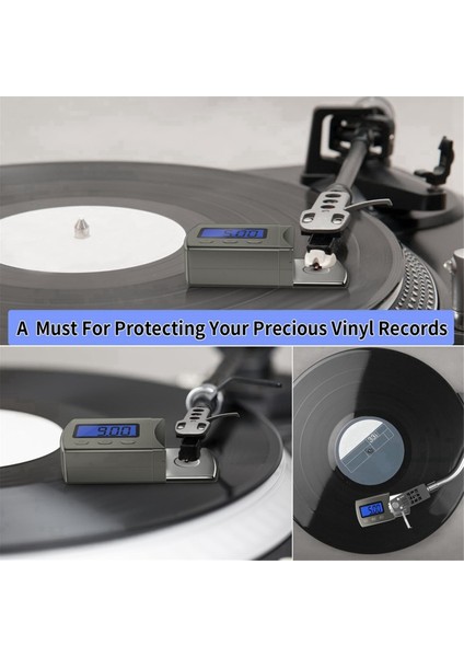 Mini Dijital Turntable Stylus Kuvvet Göstergesi Yüksek Hassasiyet 0.1g/5g LCD Arka Işık Mavi Okuma Kolu Fono Kartuşu (Yurt Dışından) fırsatları