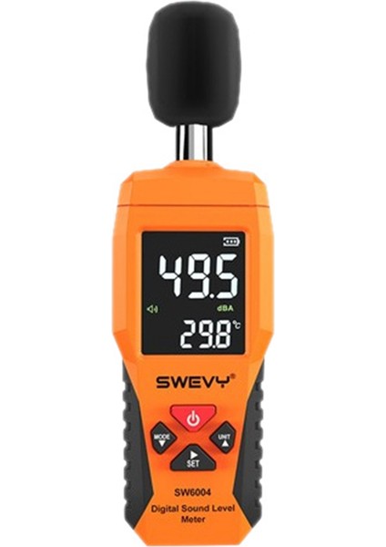 Swevy Digital Decibel Metre, 30DB Ila 130DB Arasında Ayarlanabilir Ölçüm Aralığı, Hızlı Yanıt, Büyük Arkadan Aydınlatmalı LCD Ekran (Yurt Dışından)