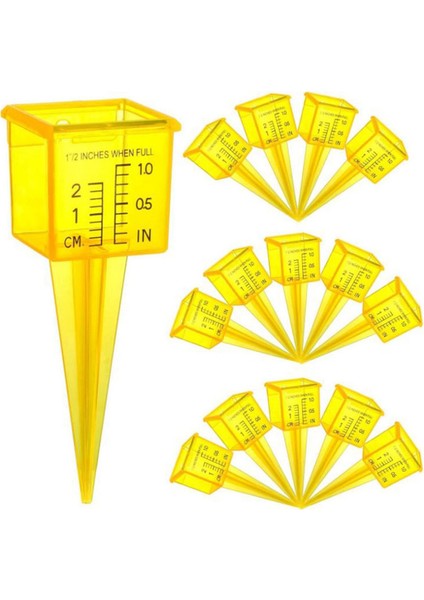 Yağmur Göstergesi Yeniden Kullanılabilir Açık Plastik Sprinkler Ölçüm Aracı 1.5 Inçlik Sprinkler Gauge Geniş Ağız (Yurt Dışından) indirimleri