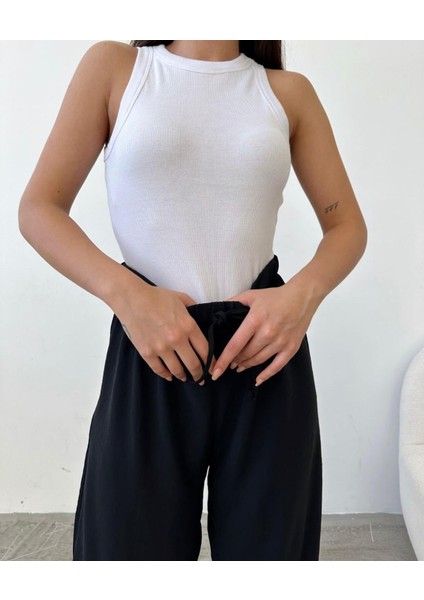 Kaşkorse Halter Yaka Beyaz Atlet Badi fiyatları