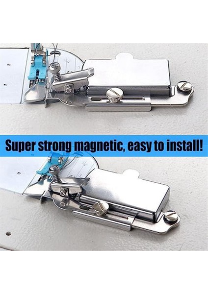 Çok Fonksiyonlu Manyetik Dikiş Kılavuzu, Hemmer Rehberi, Endüstriyel Lockstitch Veya Yürüyen Ayak Dikiş Makinesi Kılavuzu, 2 Adet (Yurt Dışından) indirimleri