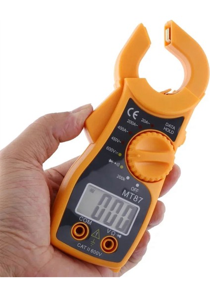 Dijital Kelepçe Ölçer Ampermetre Dijital Kelepçe Multimetre Ac Dc Voltmetre Ammetre Ohmmeter Volt Test Cihazı LCD Metre (Yurt Dışından) fırsatları