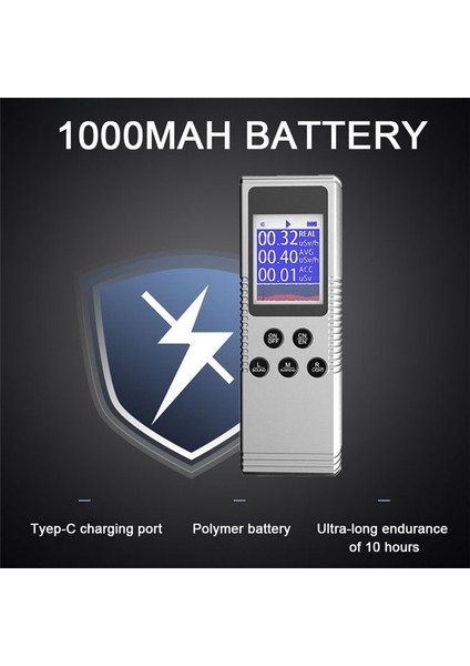 Elde Taşınma Nükleer Radyasyon Dedektörü Ev Laboratuvarı Dijital LCD Ekran Çok Fonksiyonlu Radyoaktif Geiger Counter-A (Yurt Dışından) modelleri