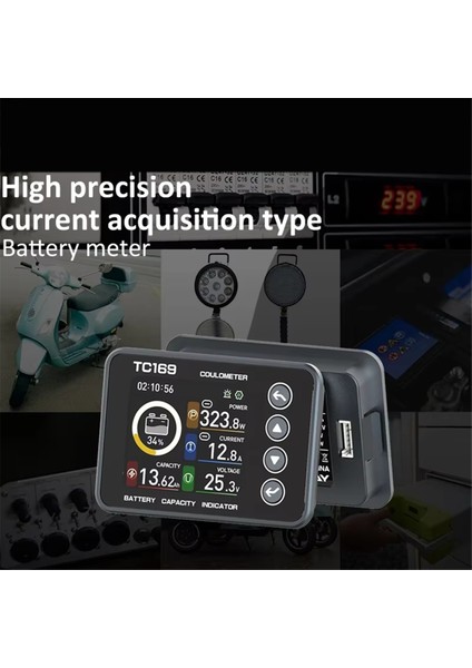 TC169 Renkli Ekran Curon Elektrikli Kalsış Timfotosfolik Demir Temiz Pil Güç Ekran Tablo Paketi: CS30-30A (Yurt Dışından) fırsatları