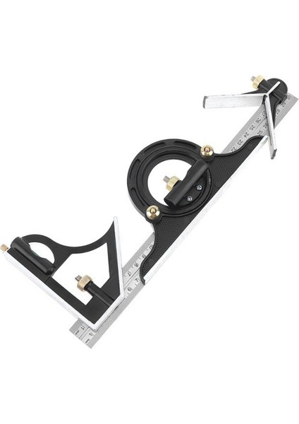 3 Inç 1 300MM Ayarlanabilir Ölçüm Cetveli Çoklu Kombinasyon Kare Açı Bulucu Önsöz Araçları (Yurt Dışından)