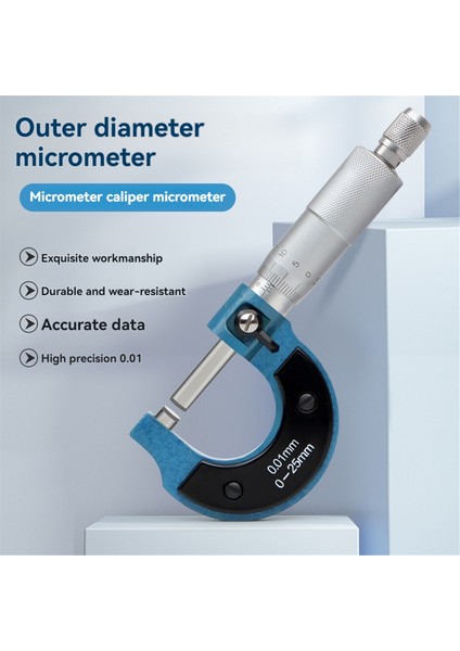 0.01MM 0-25MM Dış Mikrometreler Ölçüm Ölçme Aracı Ölçeği Mekanik Kaliper Hassasiyet Mikro Meter Ölçüm Için (Yurt Dışından) fiyatları