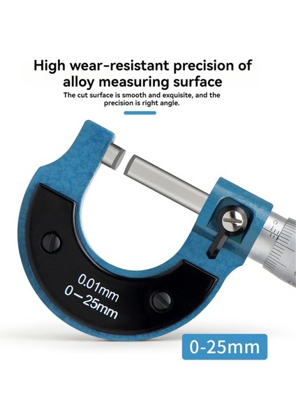 0.01MM 0-25MM Dış Mikrometreler Ölçüm Ölçme Aracı Ölçeği Mekanik Kaliper Hassasiyet Mikro Meter Ölçüm Için (Yurt Dışından) fırsatları