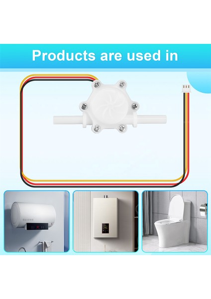 5pcs Su Akış Sensörü DC5V Akış Ölçer Salonu 0.25-2.5l/dk Su Kontrol Sıvı Akış Sensörü Su Dispenserleri Switch (Yurt Dışından) indirimleri