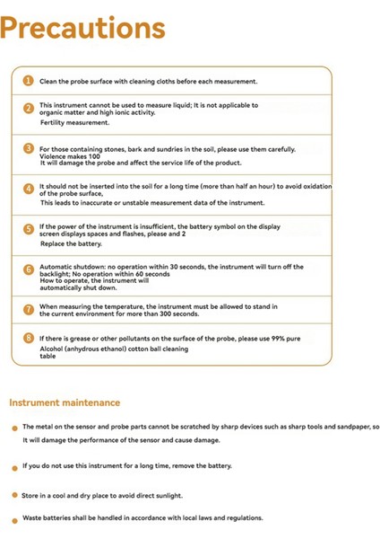 5 Arada 1 Toprak Ölçer Nemli/nut/ph/ışık/sıcaklık Metre Ev Bitkileri Için Dijital Monitör Bahçe Çim Çiftliği Beyaz (Yurt Dışından) indirimleri